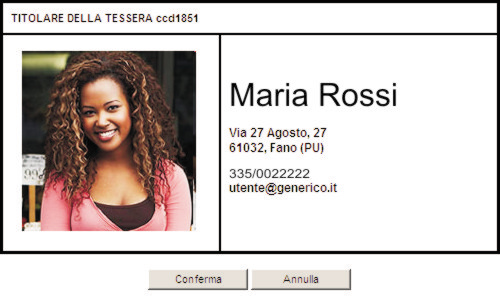 verifica tessera